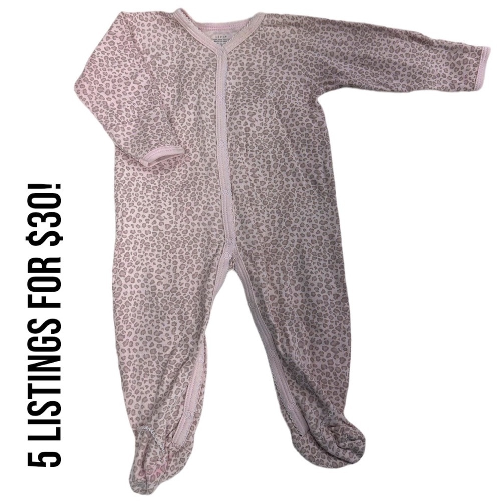 Livly Baby Girl Footies